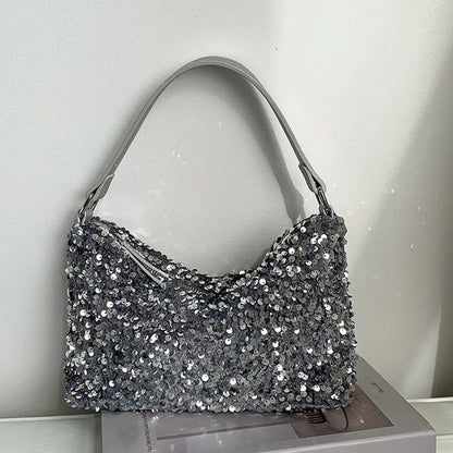 Trendy Sequins Slight Underarm Bag