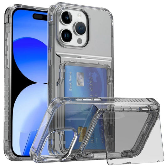 Invisible Crystal Card Holder Case - iPhone
