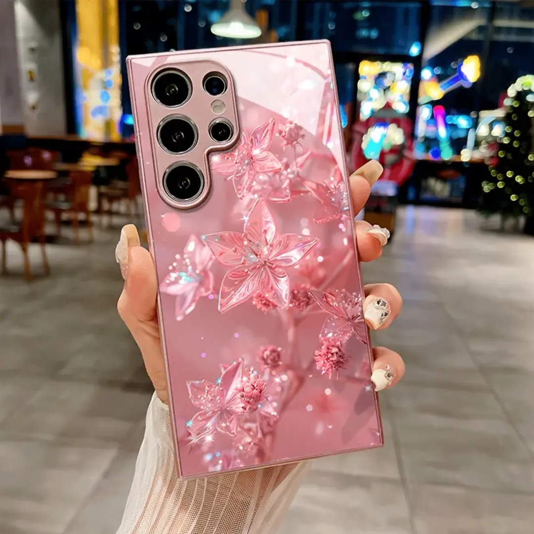 Crystal Peach Blossom Case - Samsung