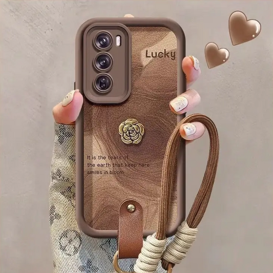 Elegant Leather Texture Phone Case - Samsung