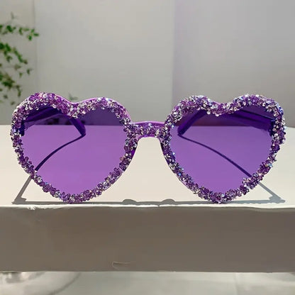 Radiant Heart-Crafted Sparkle Frames
