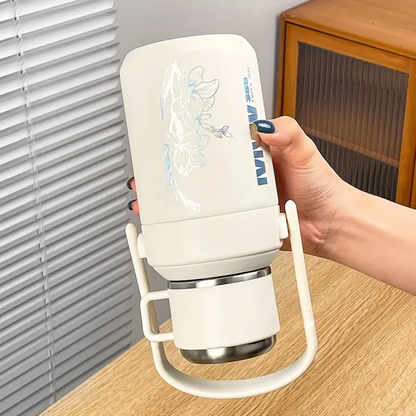 Floral Fusion Stainless Steel Insulated Water Bottle