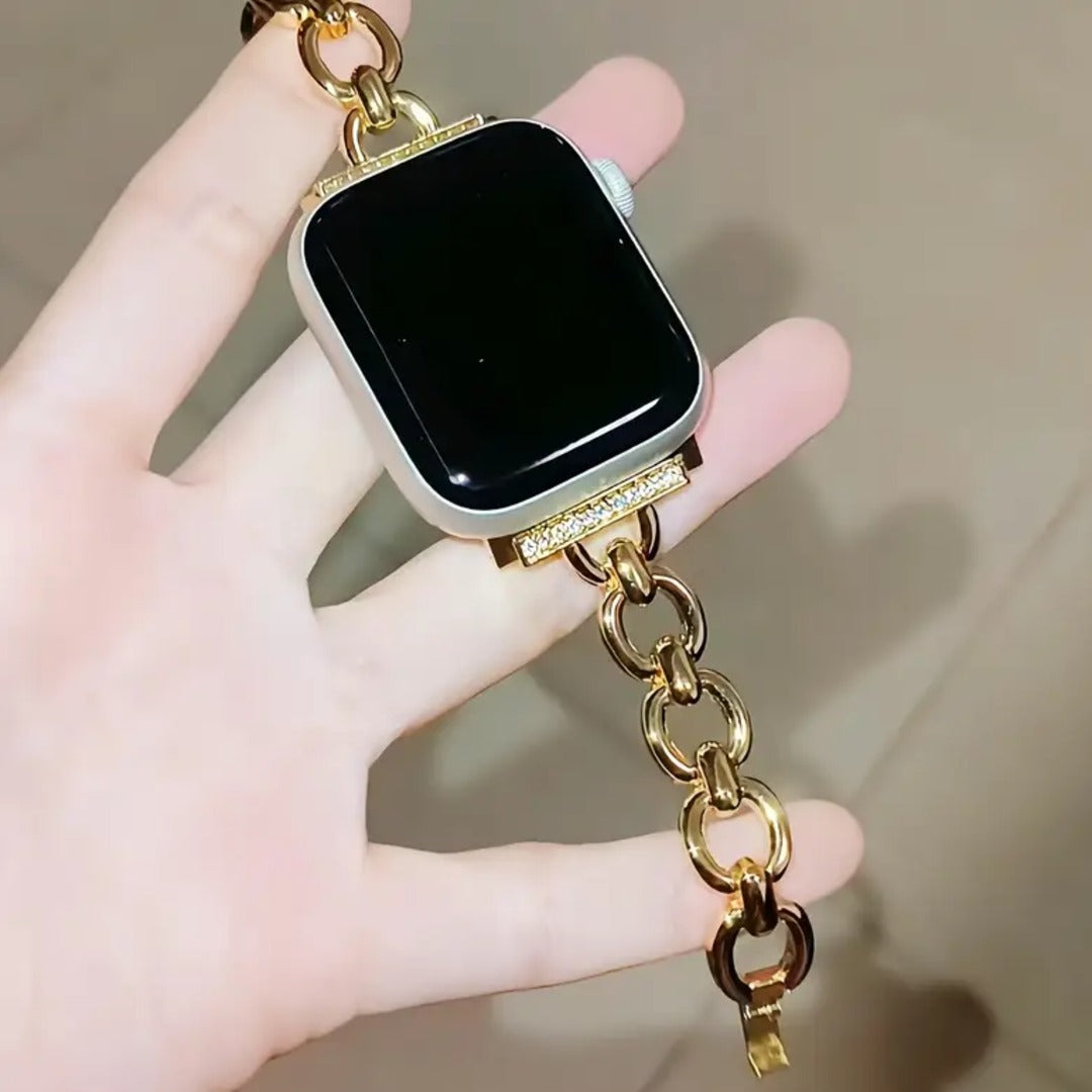 Chic Metallic Chain Smartwatch Strap