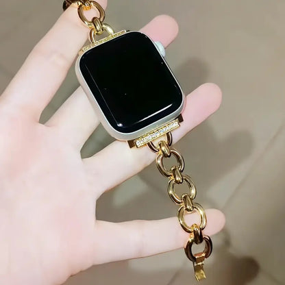 Chic Metallic Chain Smartwatch Strap