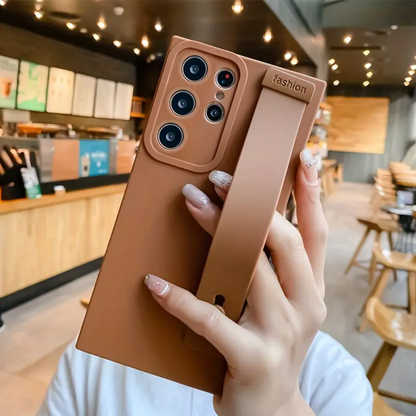 Flat Wrist Strap Phone Case - Samsung