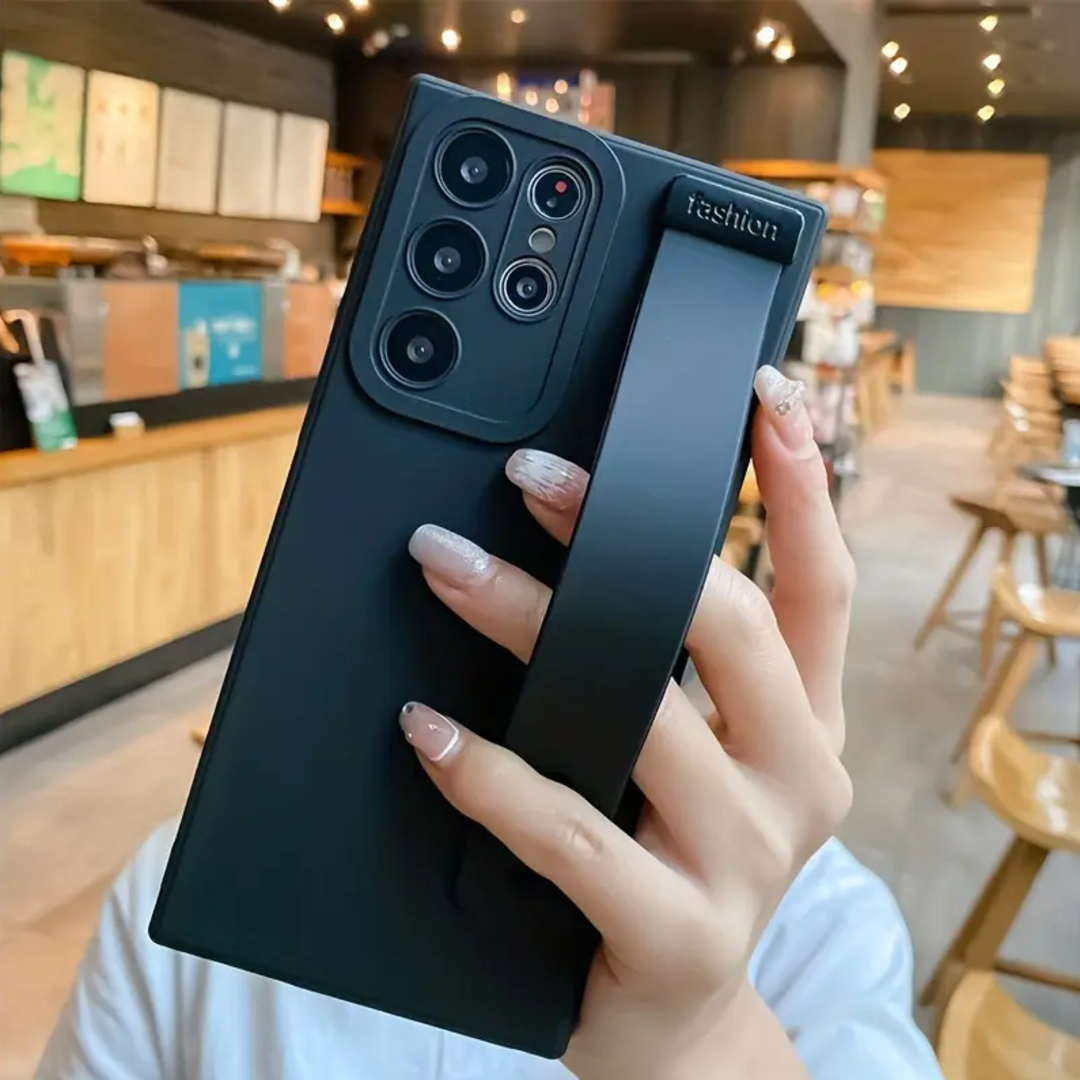 Flat Wrist Strap Phone Case - Samsung