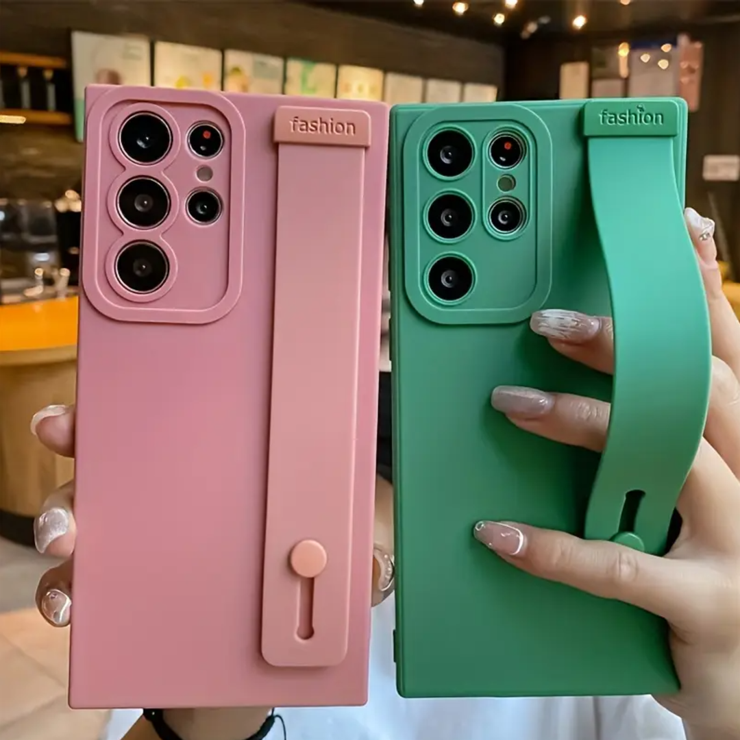 Flat Wrist Strap Phone Case - Samsung