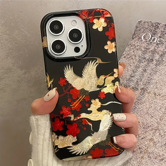 Crane Plum Breeze Serenity Charm Case