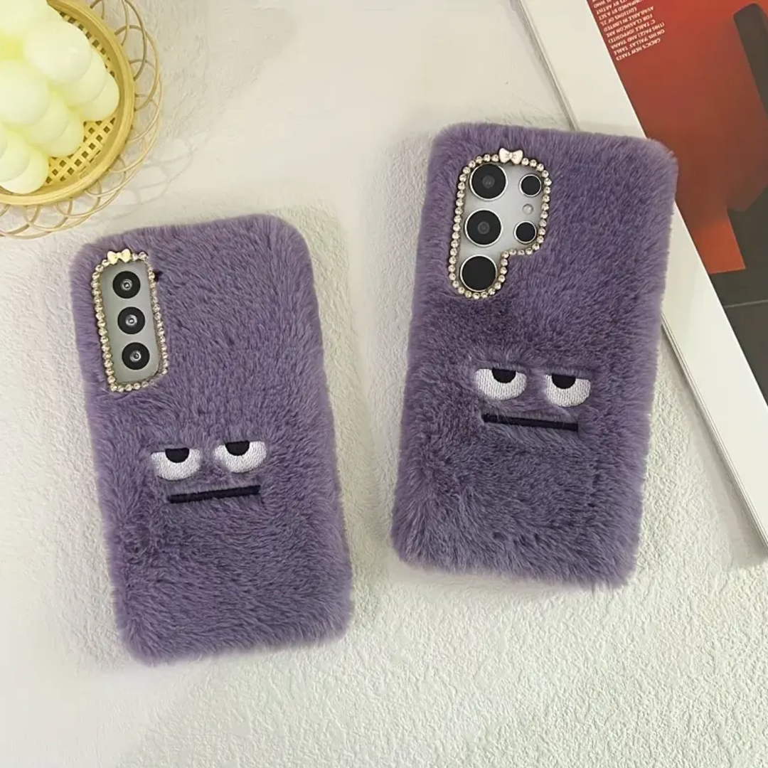 Fuzzy Cartoon Cutie Case - Samsung