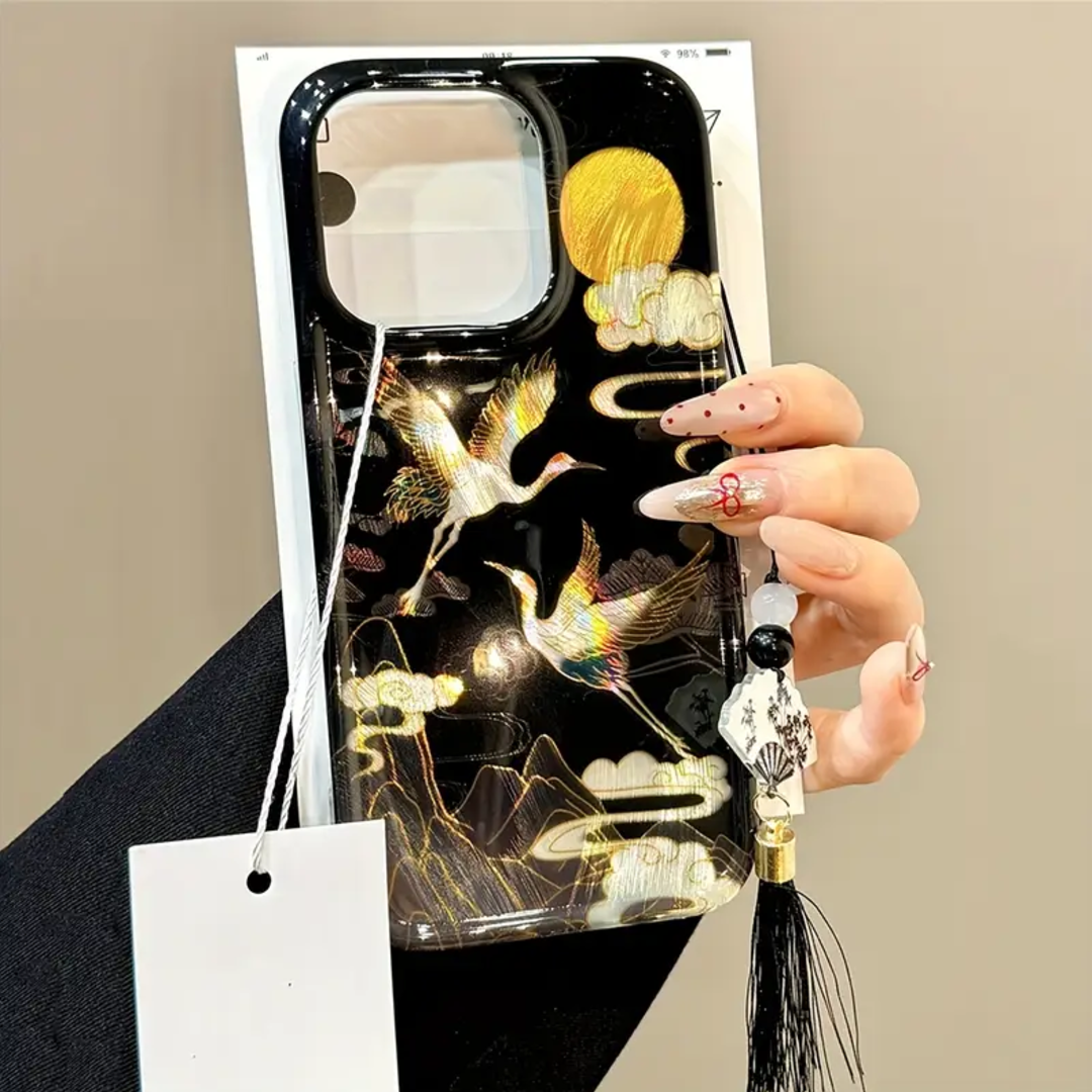 Regal Crane Red-Crowned Majesty Case