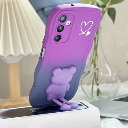 Snuggle Bear Phone Case - Samsung