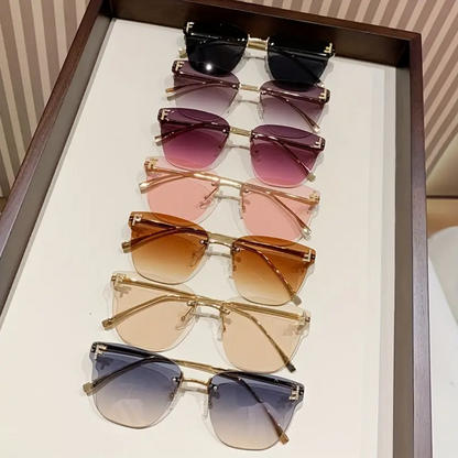 Ombre Square Frameless Luxe Eyewear