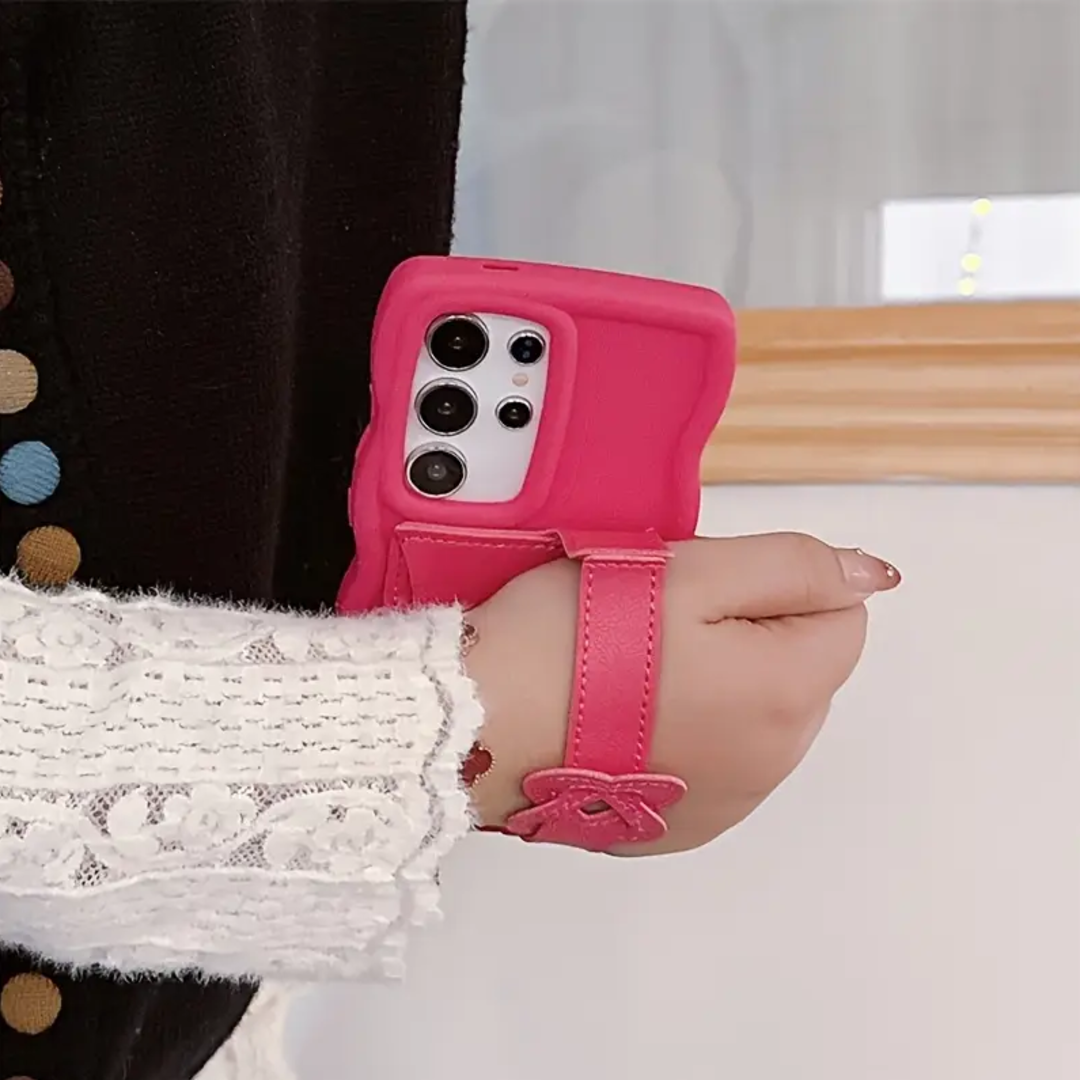 Glam Heart Wristband Case - Samsung
