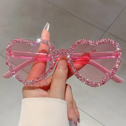 Radiant Heart-Crafted Sparkle Frames
