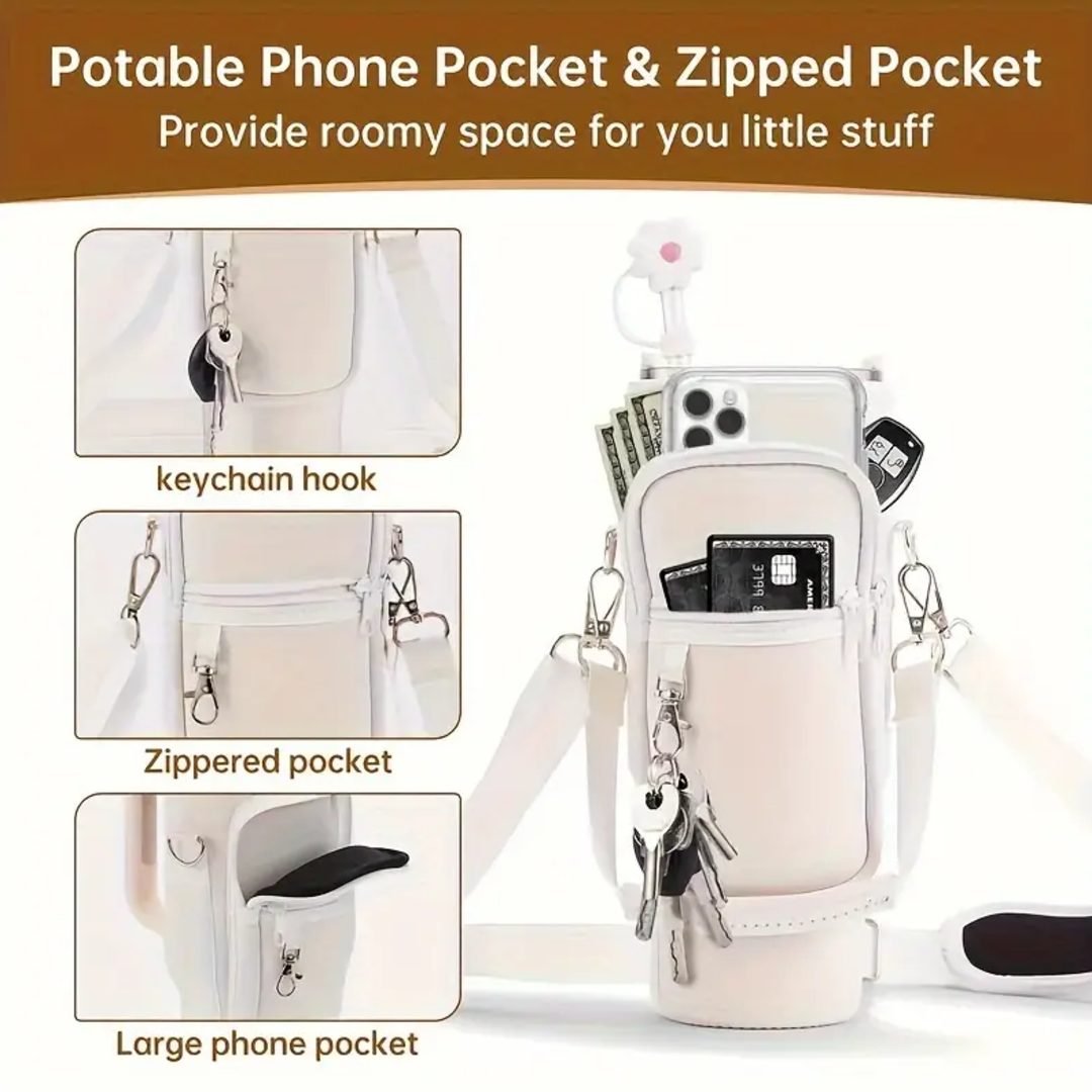 Portable Hydrator With Adjustable Strap Tumbler