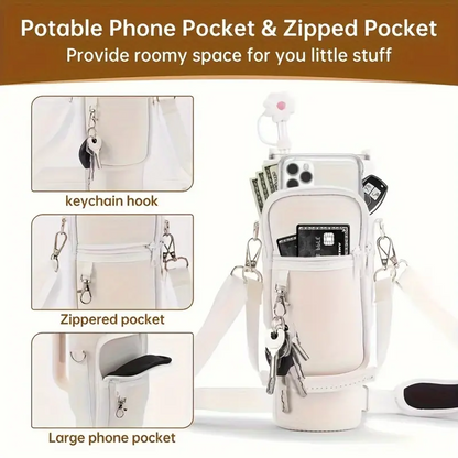 Portable Hydrator With Adjustable Strap Tumbler