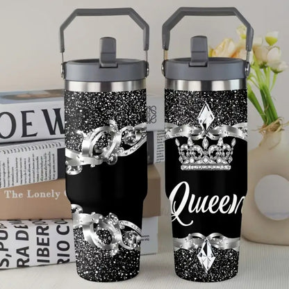 Crown Jewel Glitter Insulated Tumbler