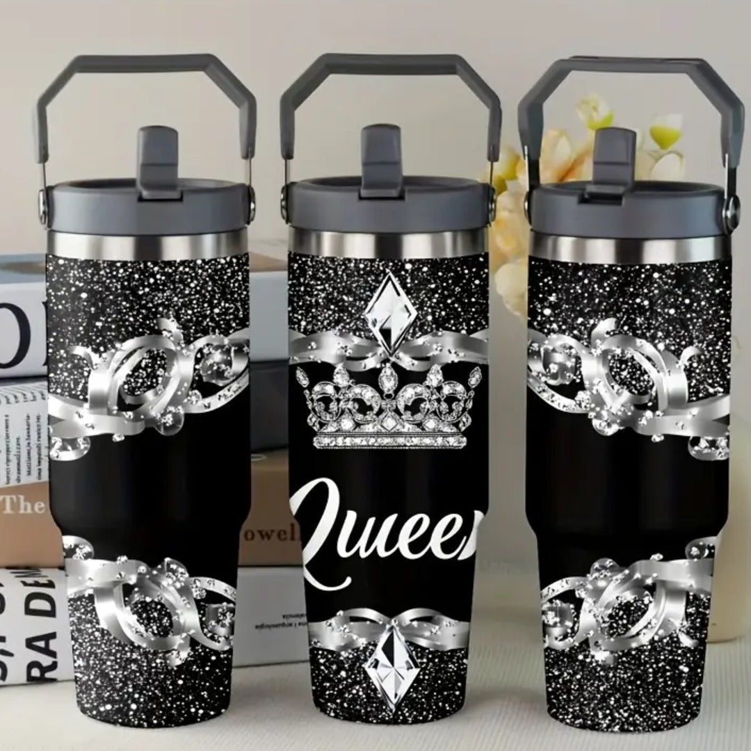 Crown Jewel Glitter Insulated Tumbler