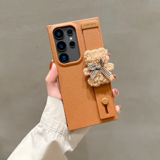 Bear Pattern Phone Case - Samsung