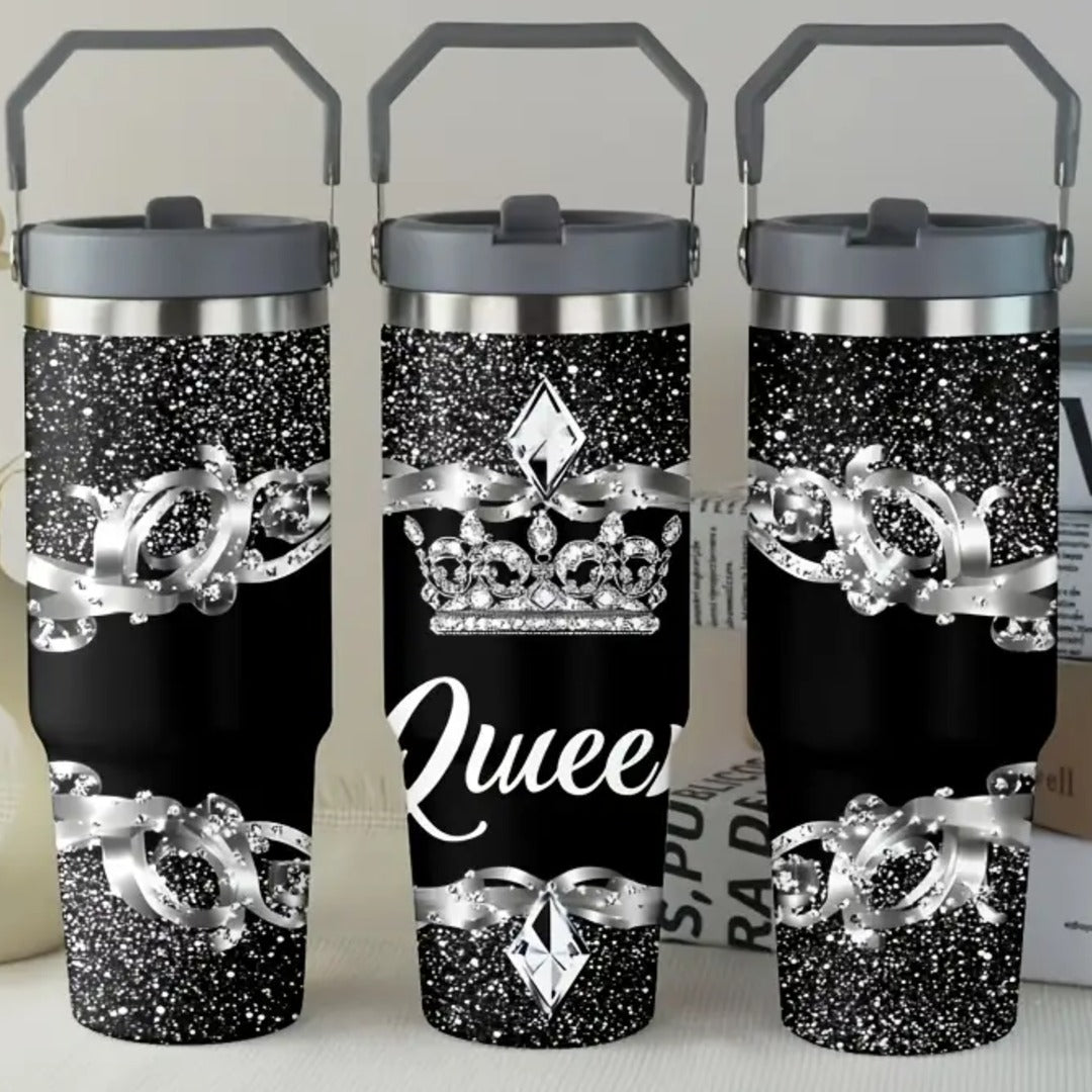 Crown Jewel Glitter Insulated Tumbler