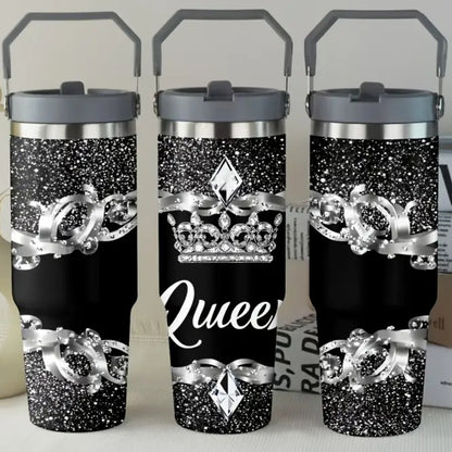 Crown Jewel Glitter Insulated Tumbler