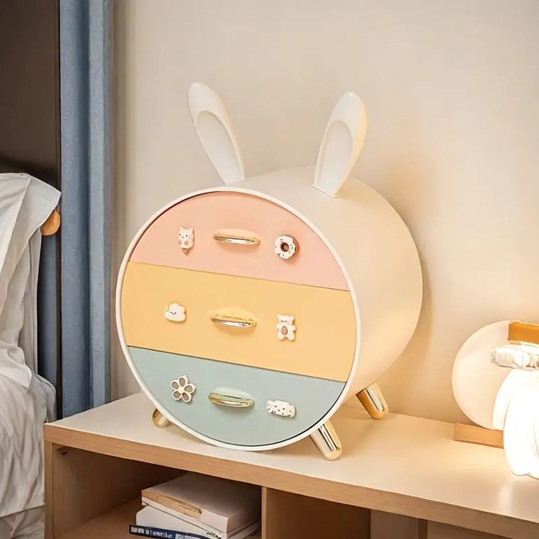 Adorable Bunny Multi-Layer Organizer Box