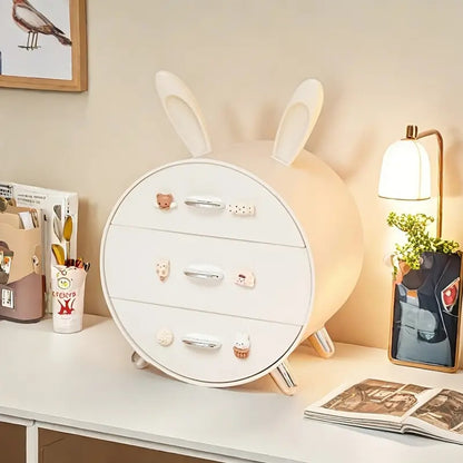 Adorable Bunny Multi-Layer Organizer Box