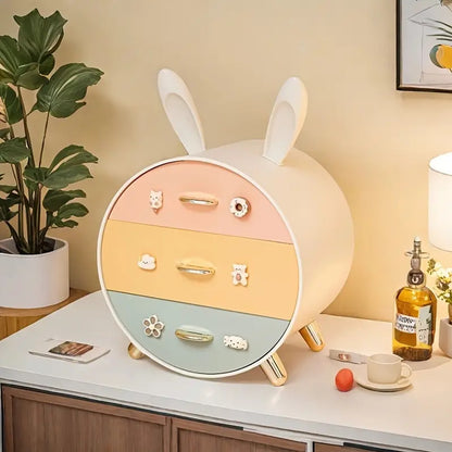 Adorable Bunny Multi-Layer Organizer Box