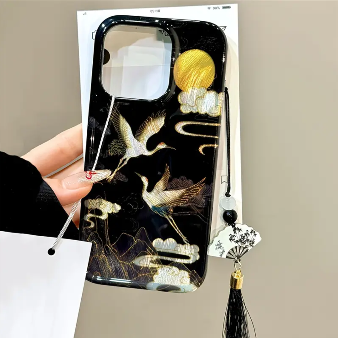 Regal Crane Red-Crowned Majesty Case