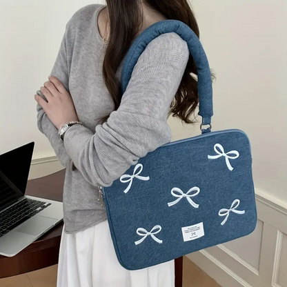 Chic Bowknot Shockproof MacBook Bag