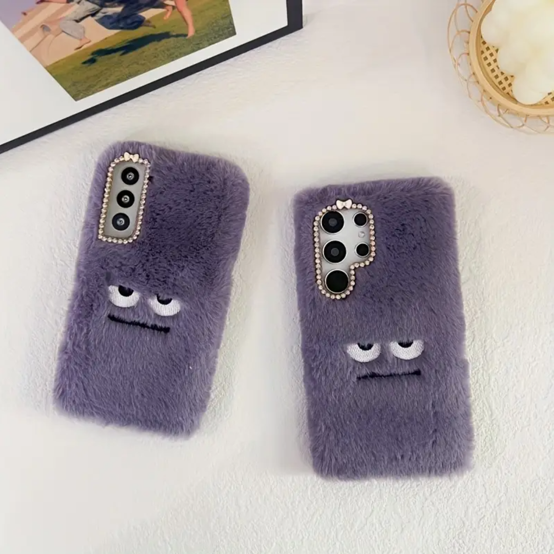 Fuzzy Cartoon Cutie Case - Samsung