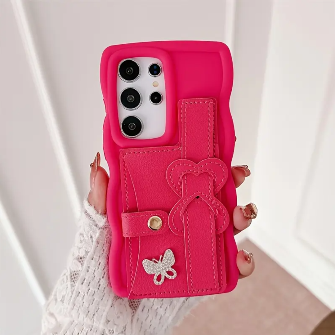 Glam Heart Wristband Case - Samsung