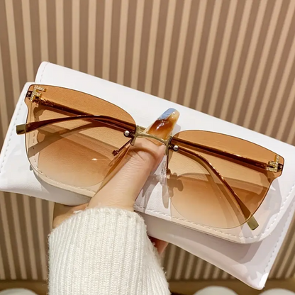 Ombre Square Frameless Luxe Eyewear