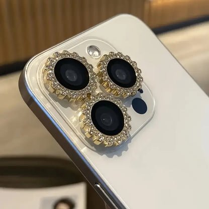 Diamond Sunflower Camera Lens Protector