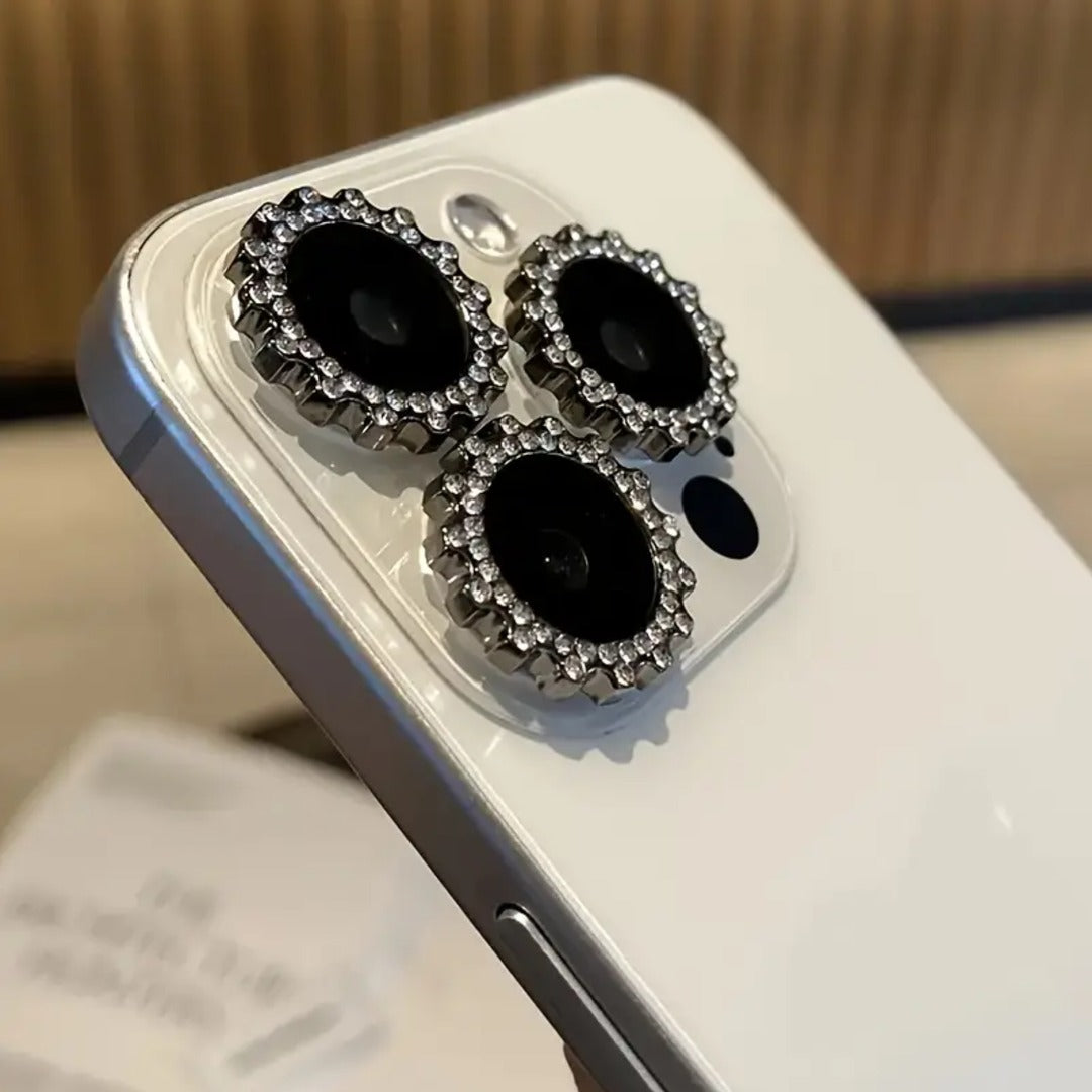 Diamond Sunflower Camera Lens Protector