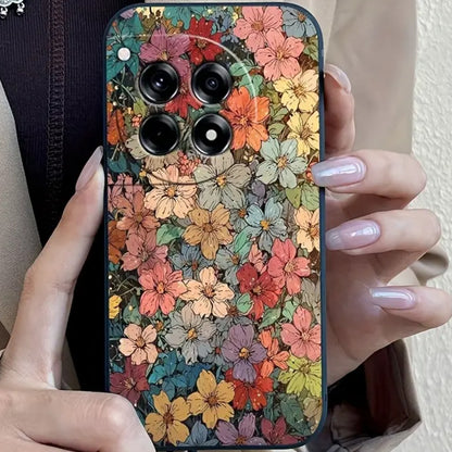 Plush Multicolour Floral Case