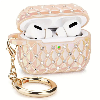 Crystal Glam AirPods Case with Keychain
