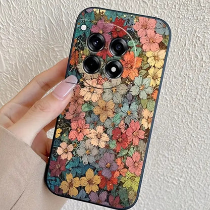 Plush Multicolour Floral Case