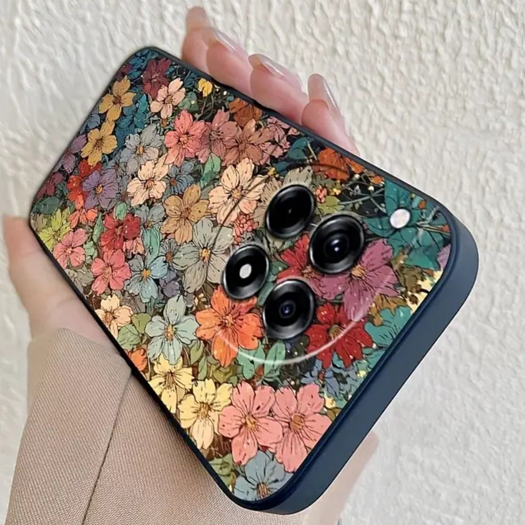 Plush Multicolour Floral Case