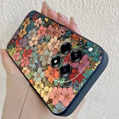 Plush Multicolour Floral Case