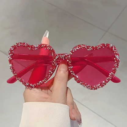 Radiant Heart-Crafted Sparkle Frames