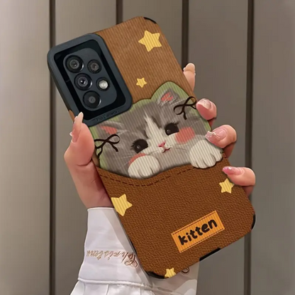 Kitty Purrfection Pocket Design Case - Samsung