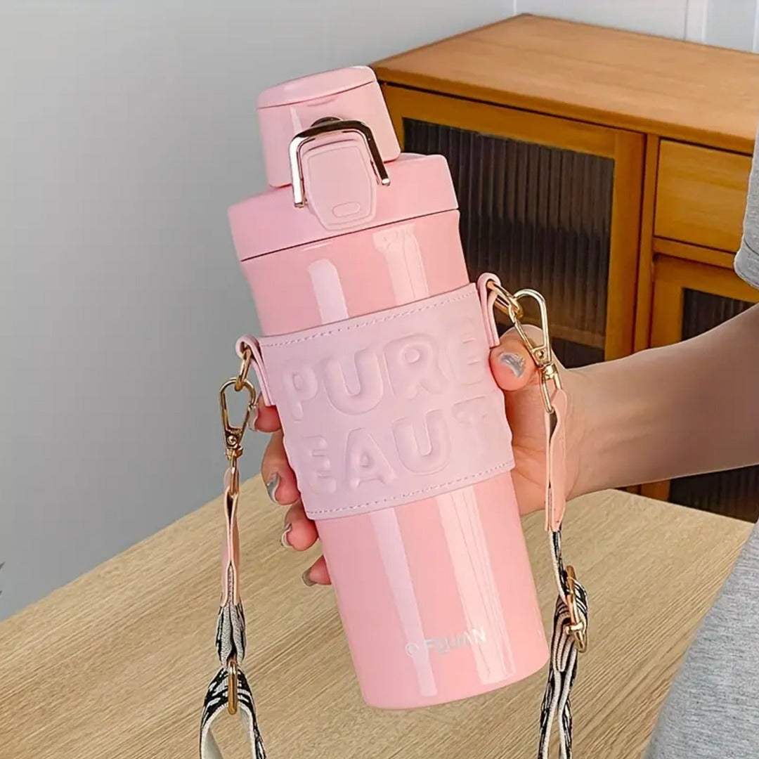 Sippin' Beauty Strap Tumbler
