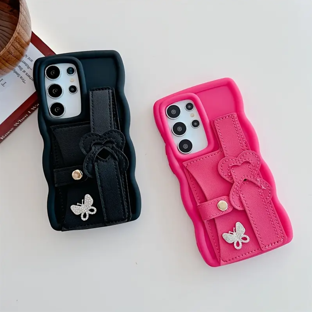 Glam Heart Wristband Case - Samsung