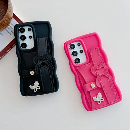 Glam Heart Wristband Case - Samsung