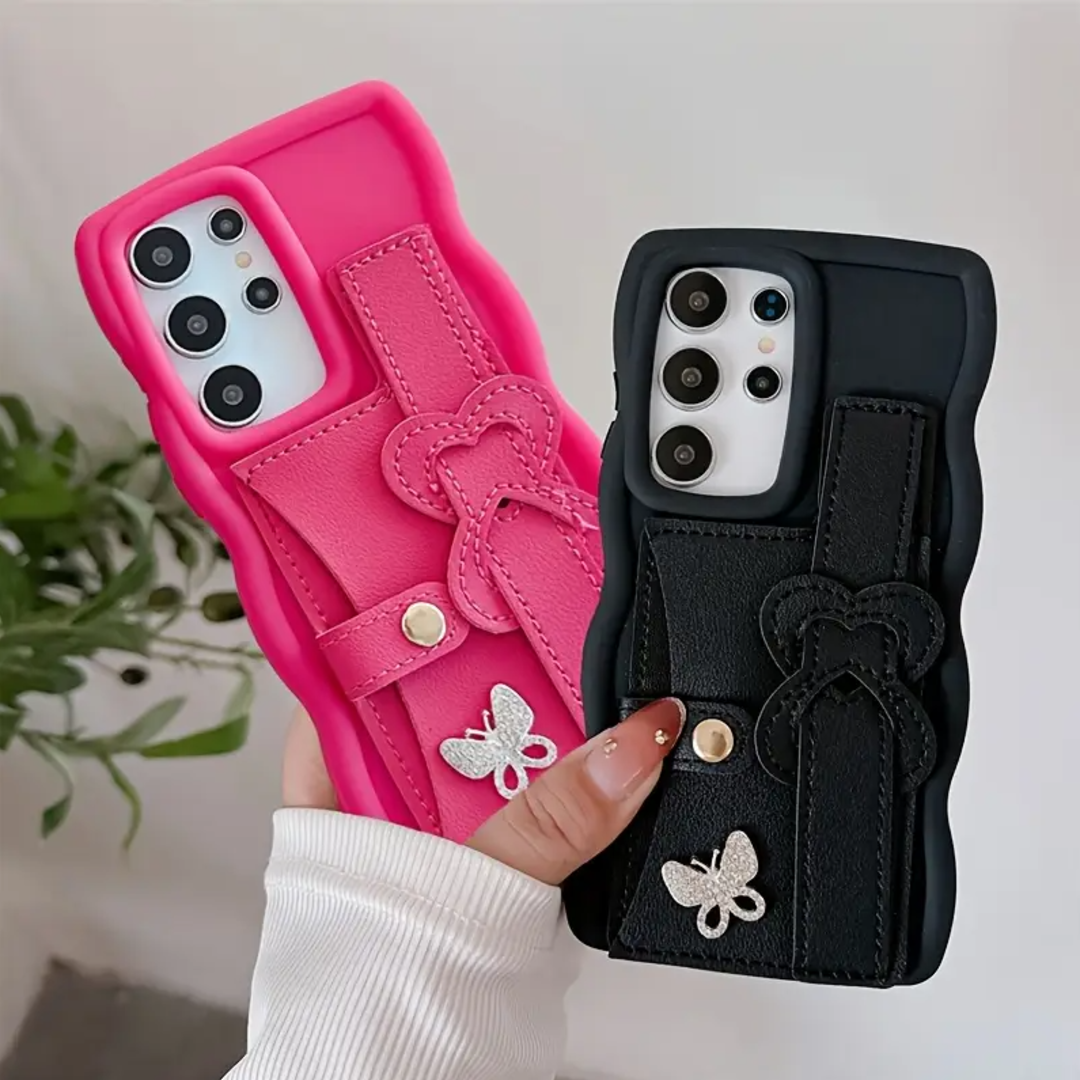 Glam Heart Wristband Case - Samsung