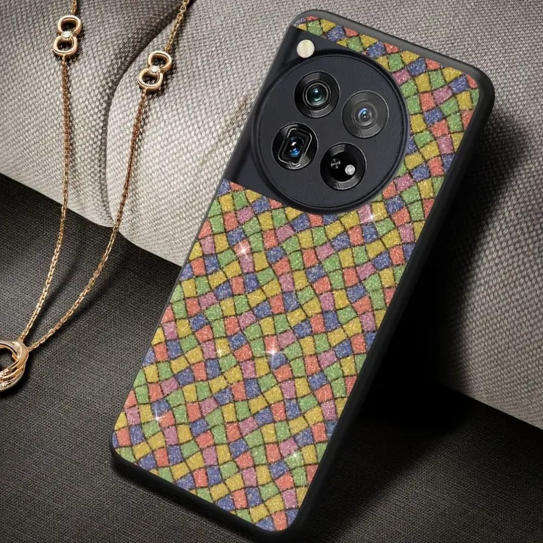 Glam Luxe Glitter Grid Protective Case