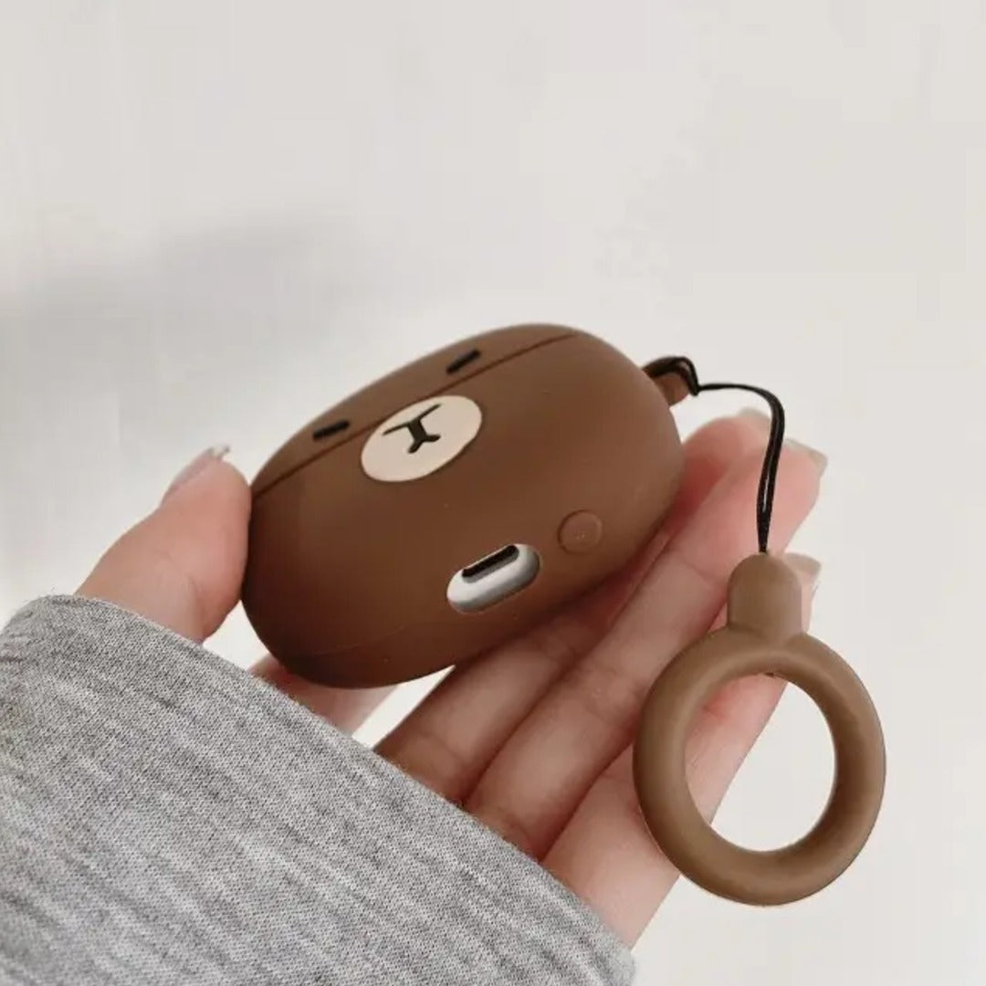 Bear Shaped Silicone Earphone Case