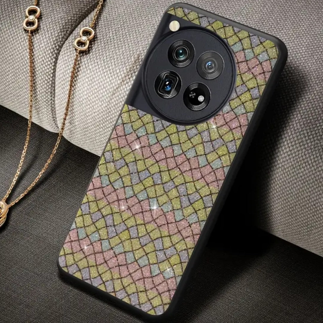 Glam Luxe Glitter Grid Protective Case