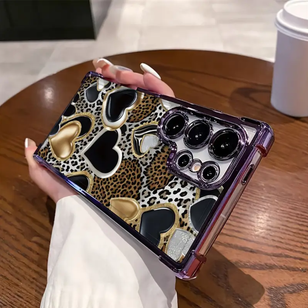 Fierce Leopard Heart Case - Samsung